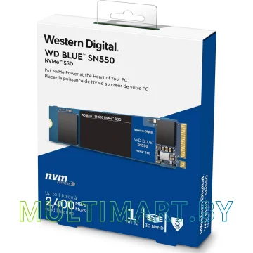SSD диск WD Blue SN550 NVMe 1TB (WDS100T2B0C) картинка 4